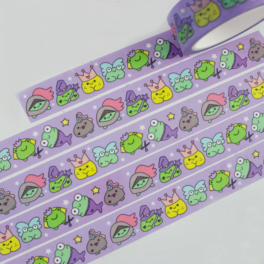 Fairytale Frog Washi 1