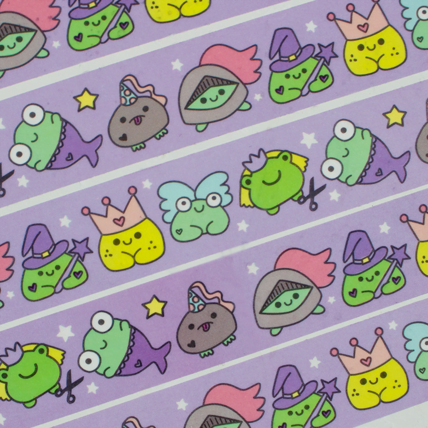 Fairytale Frog Washi 2