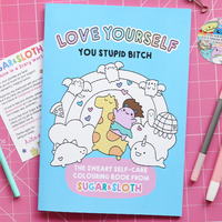 The Sweary Self-Care Bumper Colouring Book