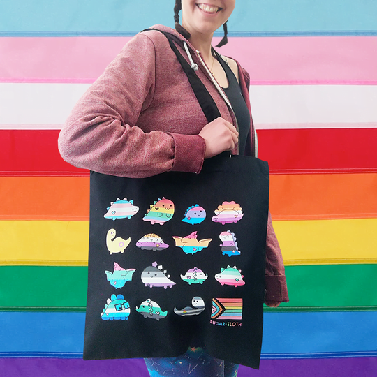 Pride Dinosaur Tote Bag 1