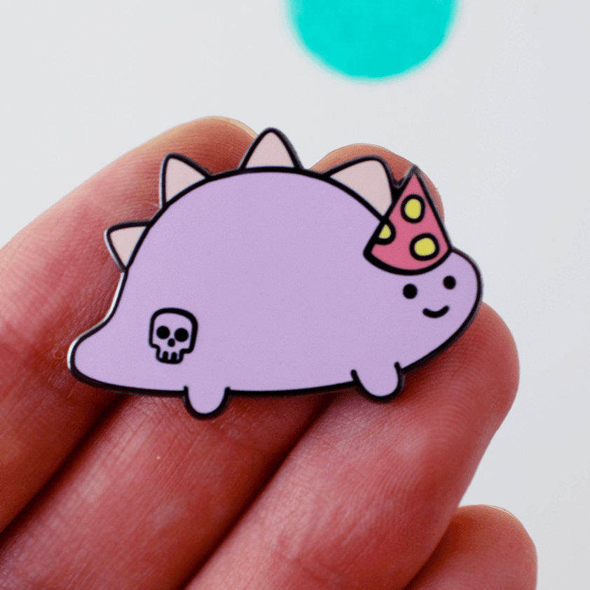 arnold enamel pin v2