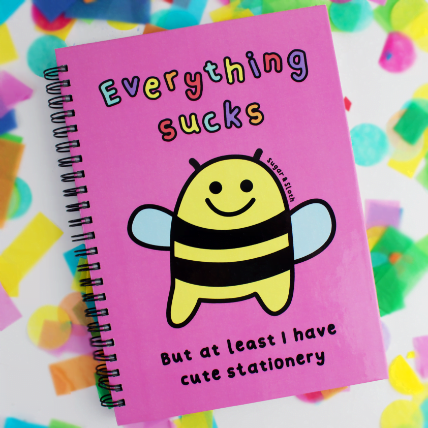 bee notebook front