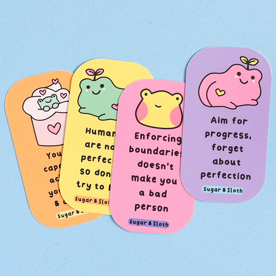 frogs for unkind days cute frog affirmation cards 5