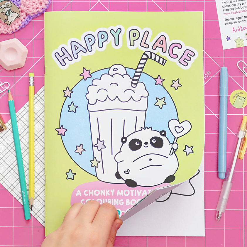 happy place adult colouring book 1