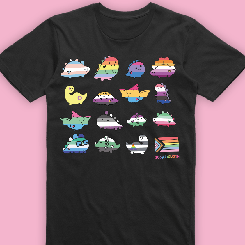 pride dinosaur t-shirt 2