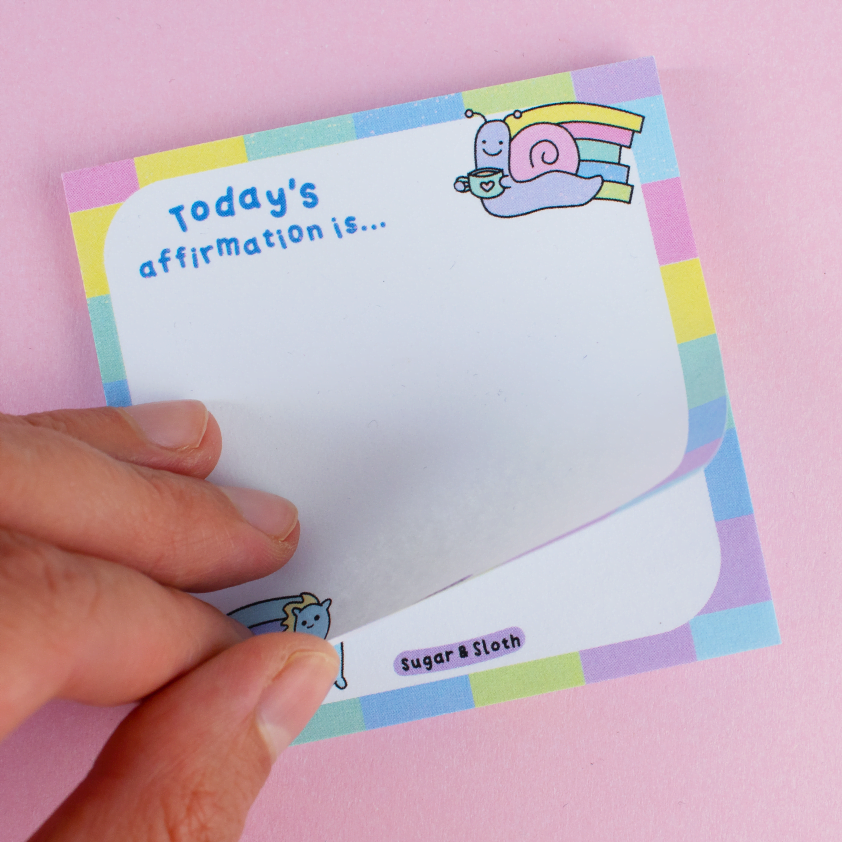 today affirmation is sticky notes 2
